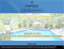 Tablet Screenshot of imperatrizparatyhotel.com